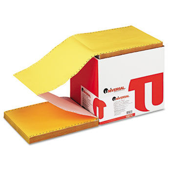 Multicolor Paper, 4-Part Carbonless, 15lb, 9-1/2 x 11, Perforated, 900 Sheets