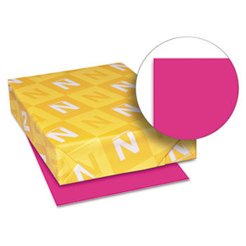 Astrobrights Colored Paper, 24lb, 8-1/2 x 11, Fireball Fuchsia, 500 Sheets/Ream