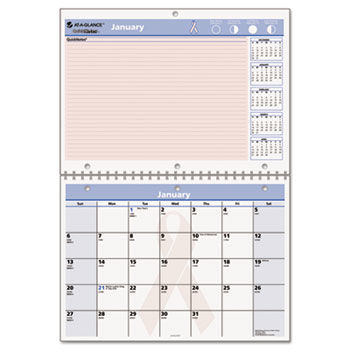 QuickNotes Special Edition Recycled Desk/Wall Calendar, 11"" x 8"", 2014