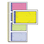 Wirebound Telephone Message Book, Two-Part Carbonless, 200 Forms