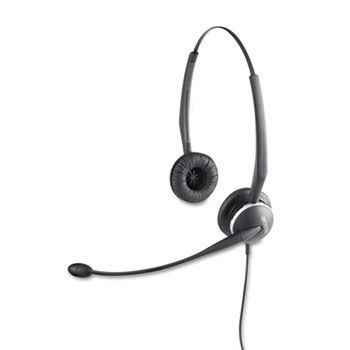 GN2120 Flex Binaural Over-the-Head Telephone Headset w/Noise Canceling Mic