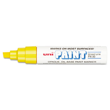 uni-Paint Marker, Broad Tip, Yellow