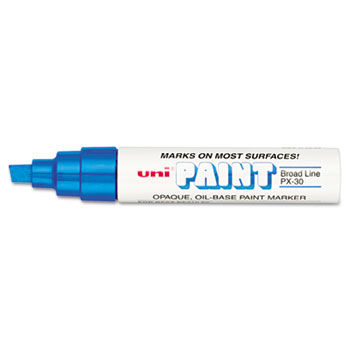 uni-Paint Marker, Broad Tip, Blue