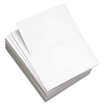 Custom Cut-Sheet Copy Paper, 92 Brightness, 20lb, 8-1/2x11, White, 2500/Carton