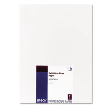 Exhibition Fiber Paper, 13 x 19, White, 25 Sheets