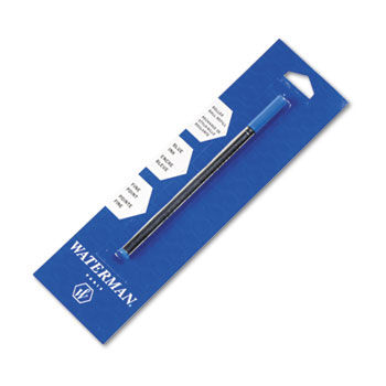 Refill for Waterman Roller Ball Pens, Fine, Blue Ink