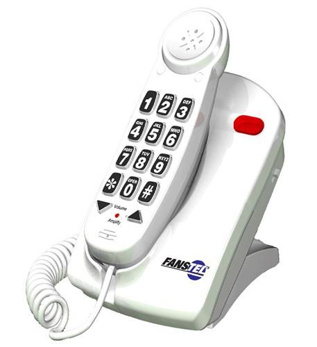 EzPro T56 56 dB Amplified Phone - White