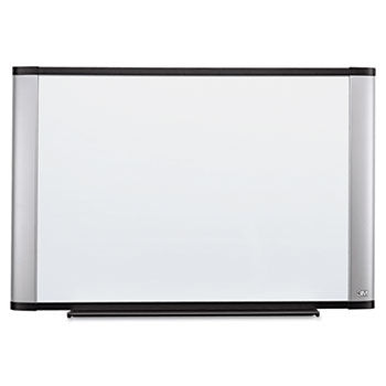 Melamine Dry Erase Board, 48 x 36, Aluminum Frame