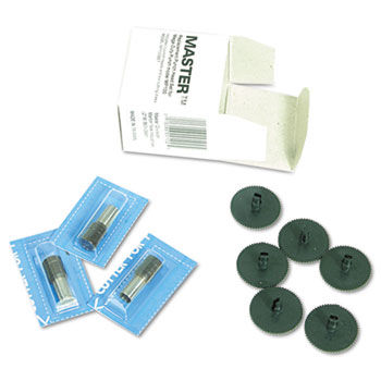 MP80 Replacement Kit, Three-Drill Style Punches, Six Cutting Disks