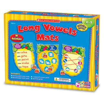 Vowels Mats Kit, Long Vowels, Bees, Grades K-2