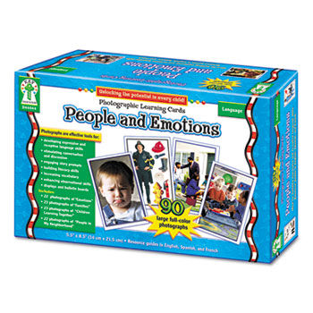 Photographic Learning Cards Boxed Set, People and Emotions, Grades K-12