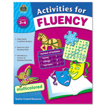 Activities for Fluency, Grades 3 to 4, 144 Pages