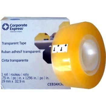 Corporate Express Transparent Tape Dispenser Roll Case Pack 24