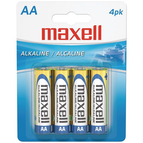 MAXELL 723465 - LR64BP Alkaline Batteries (AA; 4 pk; Carded)