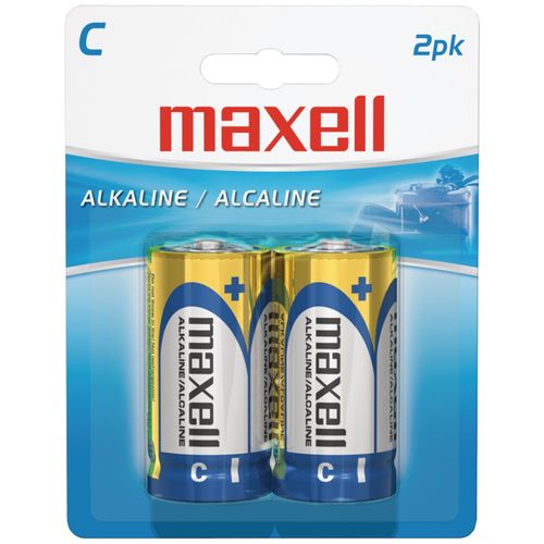 MAXELL 723320 - LR142BP Alkaline Batteries (C; 2 pk; Carded)