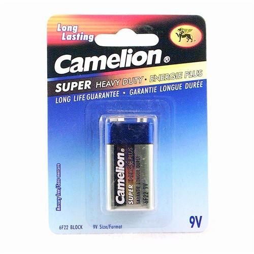 Camelion Super Heavy Duty ""9V"" Battery 1 Pack Case Pack 12