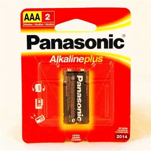 Panasonic Alkaline AAA Battery 2 Pack Case Pack 48