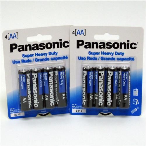 Panasonic Heavy Duty AA Battery 4 Pack Case Pack 48