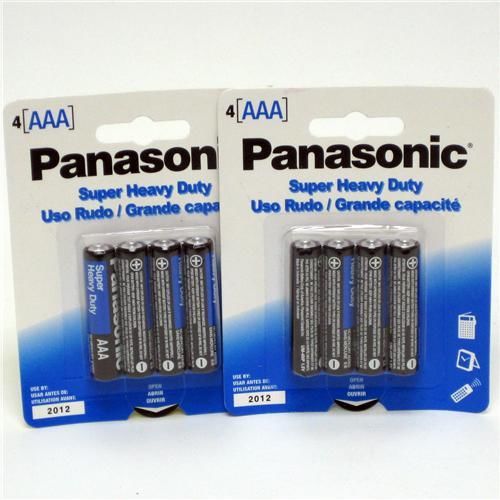 Panasonic Heavy Duty AAA Battery 4 Pack Case Pack 48