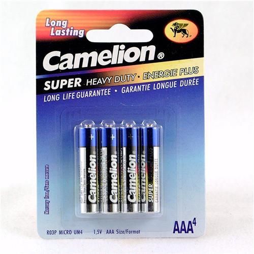 Camelion Super Heavy Duty ""AAA"" Battery Case Pack 12