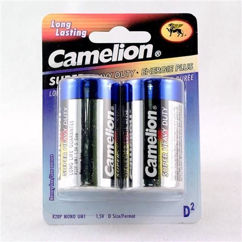 Camelion Super Heavy Duty ""D"" Battery Case Pack 6