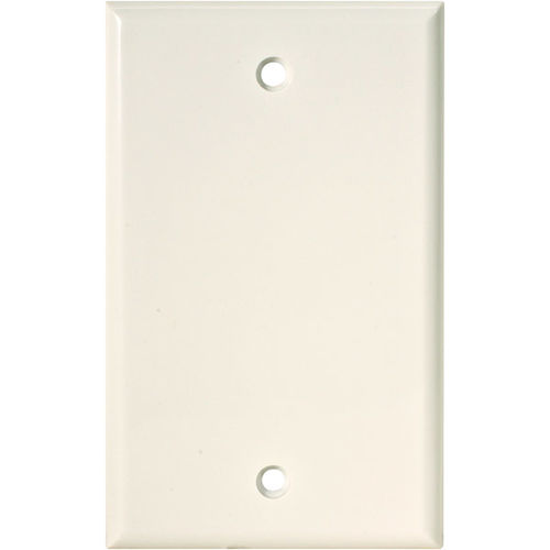 White Blank Wall Plate