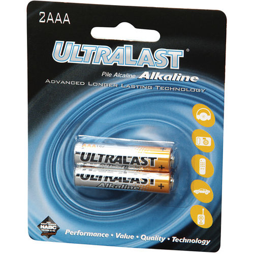 AAA Alkaline Battery Retail Pack - 2 Pack