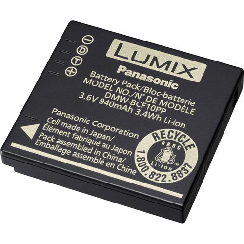 DMW-BCF10 ID Secured Li-Ion Battery For Lumix Digital Cameras