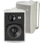 4"" 3-Way 100-Watt Indoor/Outdoor Speakers - White