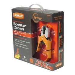 4 Gauge 20ft Juice Booster Cables with Cinch-Lock