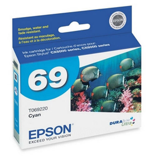 Epson Cyan Ink Cartridge Stylus CX5000 and CX6000