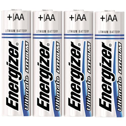 ENERGIZER E2 LITHIUM L91BP4 Lithium Photo Batteries (AA; 4 pk)