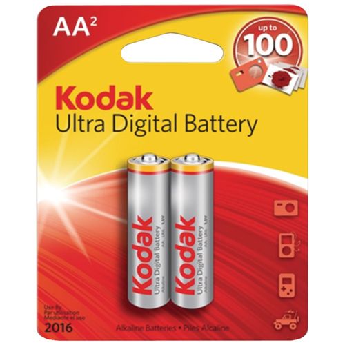 KODAK KUDAA2 Ultra Digital Alkaline Batteries (AA, 2 pk)