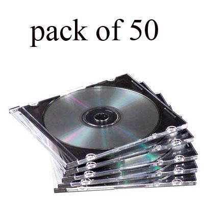 Slim CD Jewel Case 50 pk