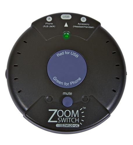 Zoomswitch headset with MUTE