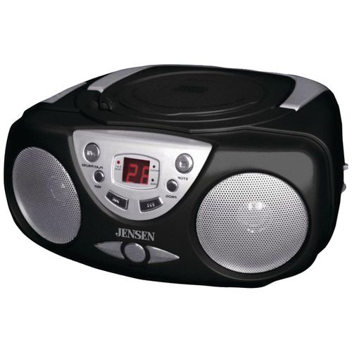 JENSEN CD-472-BK AM/FM CD Boom Box