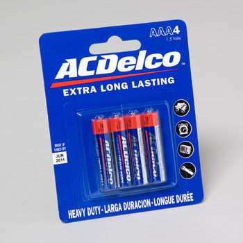 BATTERIES AC DELCO AAA 4PK Case Pack 48