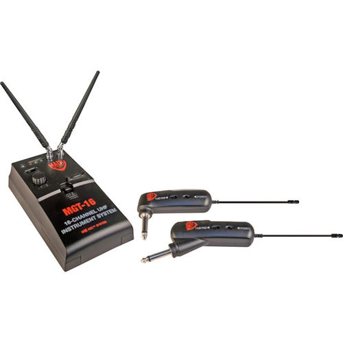 16-Channel UHF Wireless System for Guitar and Bass