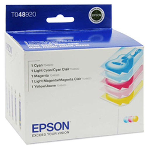 Epson T048920 Multipack 5 Color Ink Cartridges