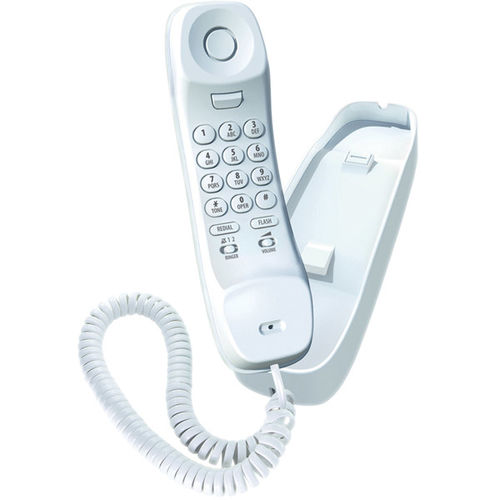 Slimline Corded Phone - White