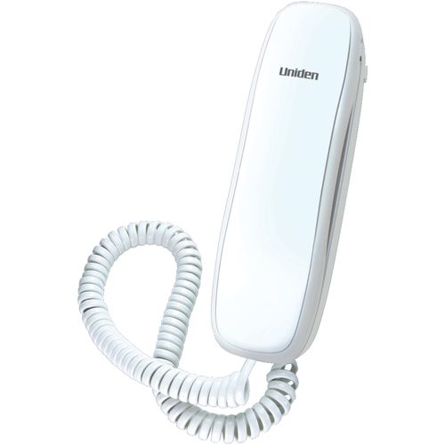 UNIDEN 1100 Slimline Corded Phone (White)