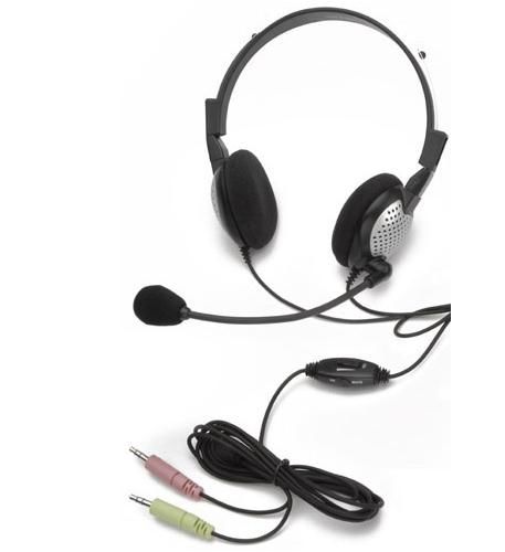 Noise Canceling Stereo Headset with Volu