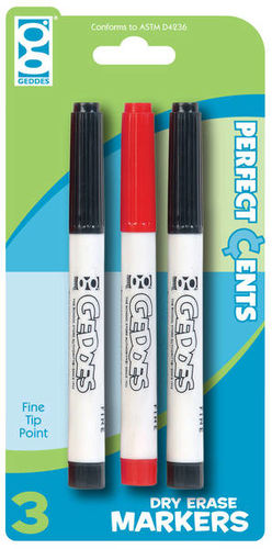 Perfect Cents Dry Erase Marker Case Pack 30