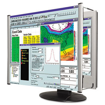 LCD Monitor Magnifier Filter, Fits 19""-20"" Widescreen LCD