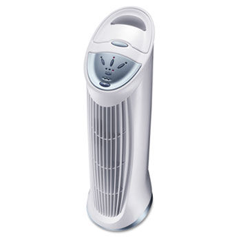 Three-Speed QuietClean Tower Air Purifier, 124 sq ft Room Capacity