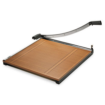 Wood Base Guillotine Trimmer, 20 Sheets, Wood Base, 24""X24""