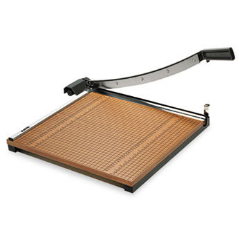 Wood Base Guillotine Trimmer, 15 Sheets, Wood Base, 18""X18""