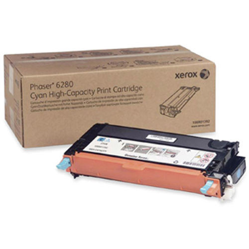 High-Capacity Cyan Toner Cartridge for Phaser 6280 Color Printer