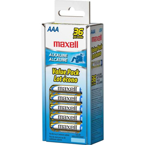 AAA Gold Series Alkaline Batteries Bulk Retail Pack - 36 Pack