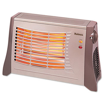 Ribbon Radiant Heater, 17 1/2 x 6 1/2 x 11, Light Brown